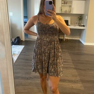 American Eagle Pleated Babydoll dress